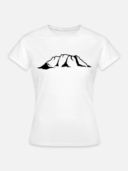 Zugspitze - Frauen T-Shirt - Weiß