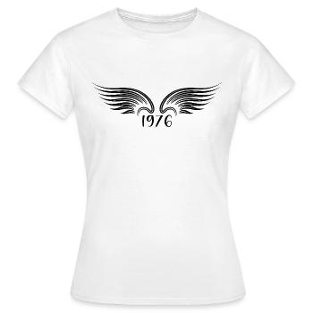 Original 1976 Jahrgang 1976 Geschenk 1976 Retro - Frauen T-Shirt - Weiß - Vorne - AI Model Female 172 dark (172cm)