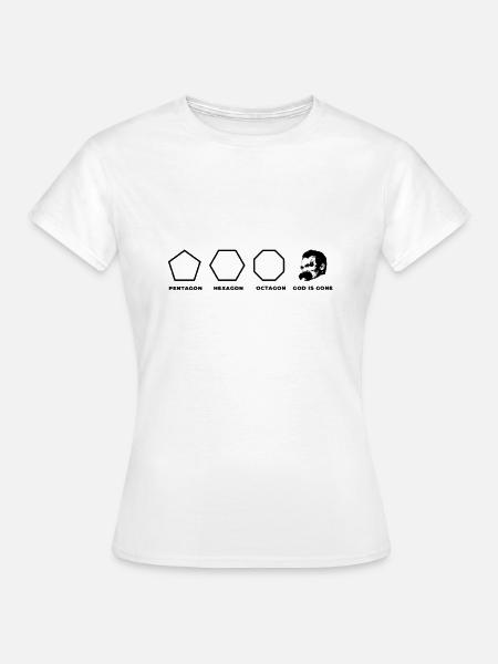 Nietzsche Gott Meme - Frauen T-Shirt - Weiß