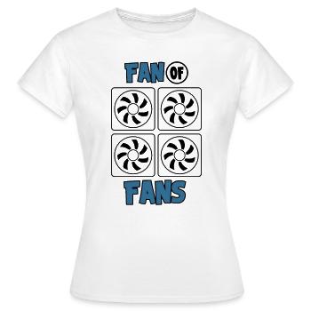 Fan Von Fans Hvac techniker Klimatechnike - Frauen T-Shirt - Weiß - Vorne - AI Model Female 172 dark (172cm)