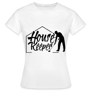 Ménage ménage - T-shirt Femme - blanc - Devant - AI Model Female 172 dark (172cm)