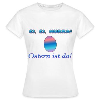 Œuf de Pâques - T-shirt Femme - blanc - Devant - AI Model Female 172 dark (172cm)