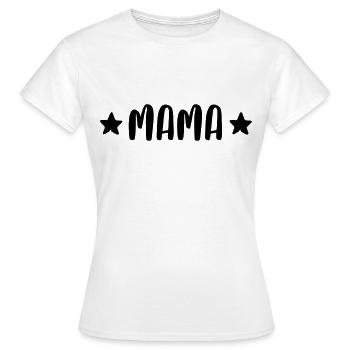 mummy - Women's T-Shirt - white - Front - AI Model Female 172 dark (172cm)
