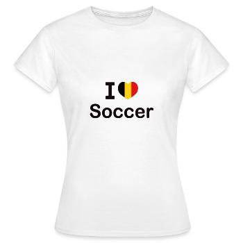 Ballsport - Frauen T-Shirt - Weiß - Vorne - AI Model Female 172 dark (172cm)
