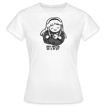 Savvy Investor: ROI Is My BFF - Women's T-Shirt - white - Front - AI Model Female 172 dark (172cm)