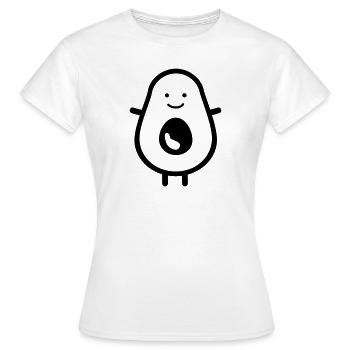 avocado - Women's T-Shirt - white - Front - AI Model Female 172 dark (172cm)