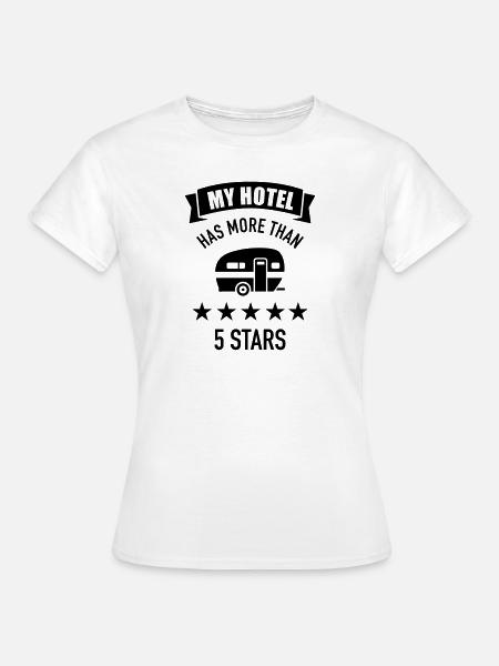 Caravana - Dame-T-shirt - hvid