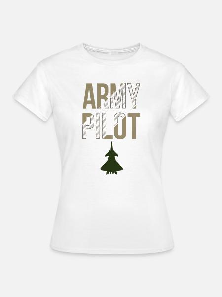 Armee Pilot - Frauen T-Shirt - Weiß
