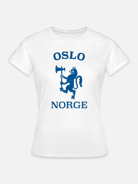 OSLO Norwegen Norway Norge - Frauen T-Shirt - Weiß