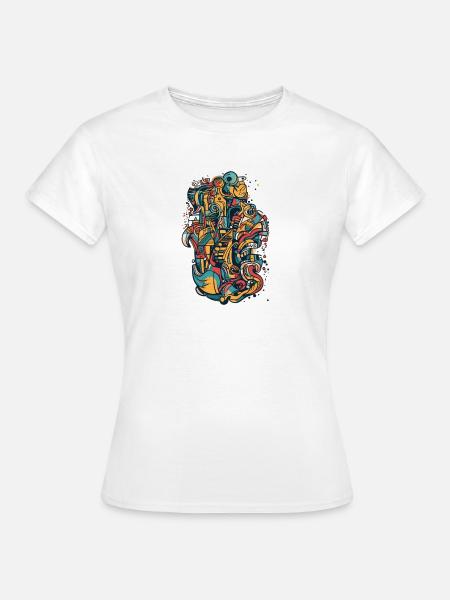 Musik - Frauen T-Shirt - Weiß