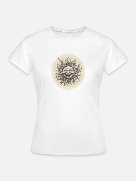 Sonne - Frauen T-Shirt - Weiß