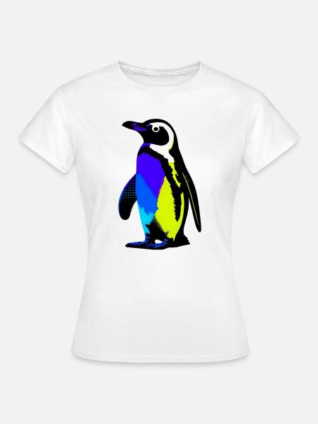 Pinguin - Frauen T-Shirt - Weiß