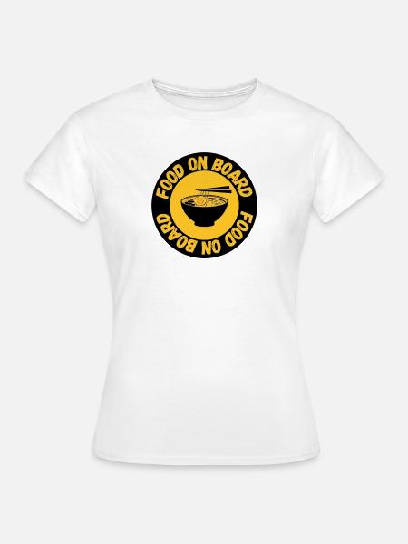 Ramen an Bord - Frauen T-Shirt - Weiß