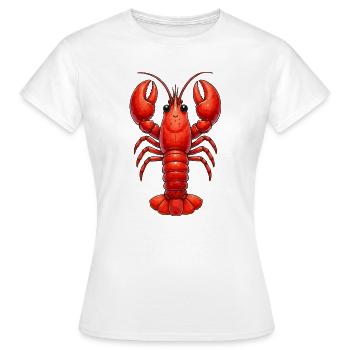 Lobster sea creature - Women's T-Shirt - white - Front - AI Model Female 172 dark (172cm)