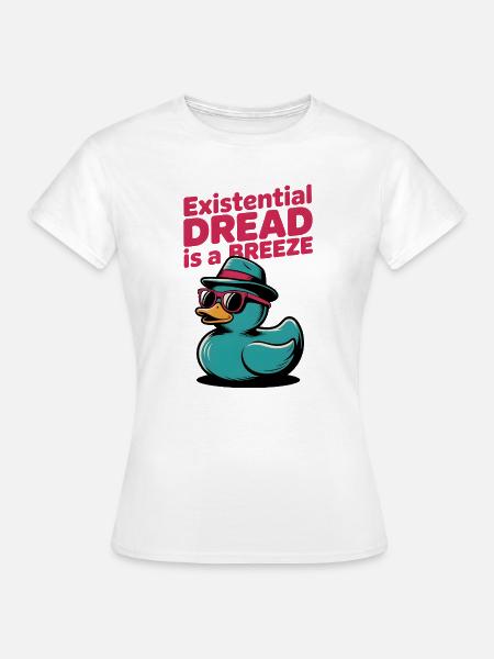 Kaczor z kapeluszem - Frauen T-Shirt - Weiß