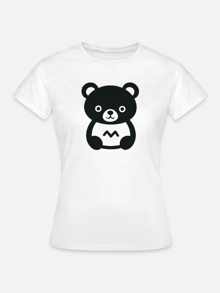 Bärenjunges - Frauen T-Shirt - Weiß