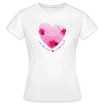 mother Mummy mom mama - Frauen T-Shirt - Weiß - Vorne - AI Model Female 172 dark (172cm)