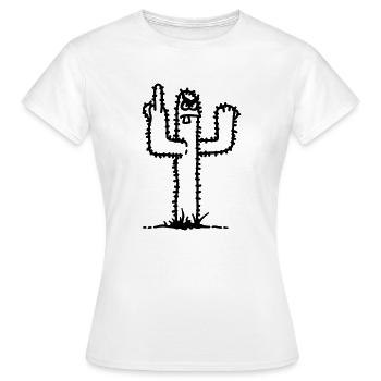 cactus - Frauen T-Shirt - Weiß - Vorne - AI Model Female 172 dark (172cm)
