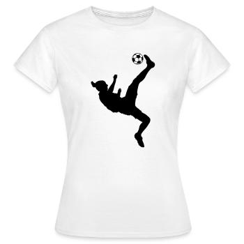 Ibra returned freestyle football - Women's T-Shirt - white - Front - AI Model Female 172 dark (172cm)