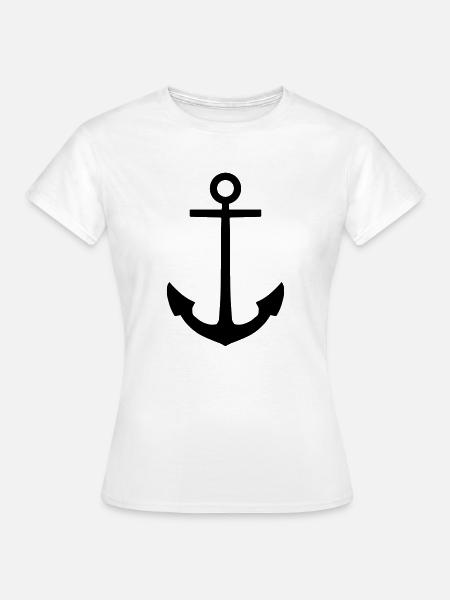 anker - Frauen T-Shirt - Weiß