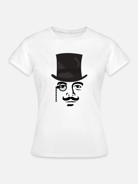 Gentleman - Frauen T-Shirt - Weiß