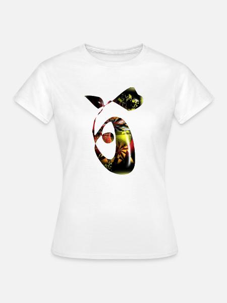 abstractes design - Frauen T-Shirt - Weiß