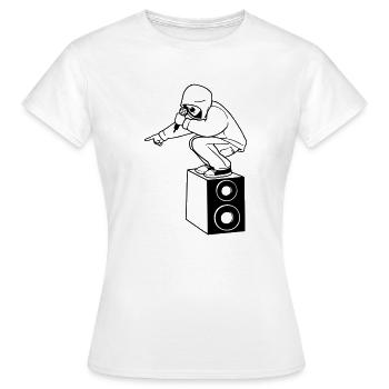 Rap Freestyle Contest Open Mic Hip Hop - Frauen T-Shirt - Weiß - Vorne - AI Model Female 172 dark (172cm)