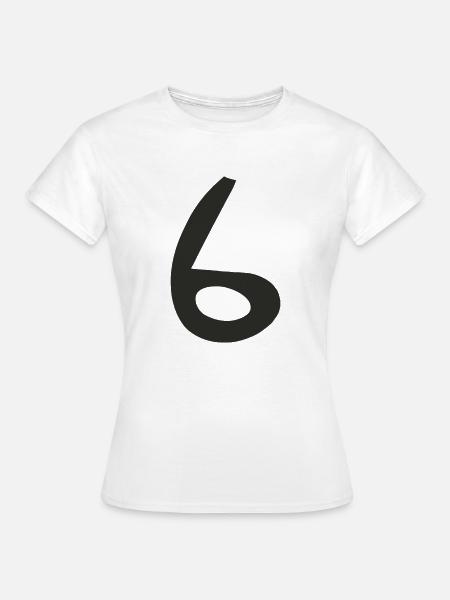 6 - Frauen T-Shirt - Weiß