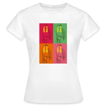 petanque femme - T-shirt Femme - blanc - Devant - AI Model Female 172 dark (172cm)
