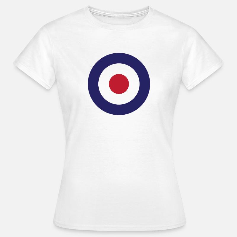 Conception de Mod Target - T-shirt Femme - blanc