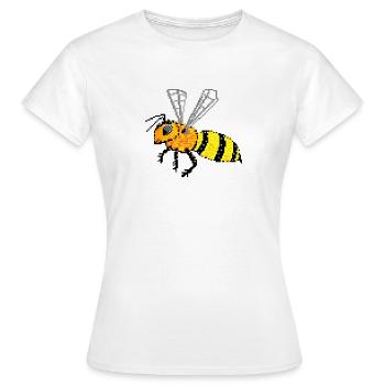 abeille - T-shirt Femme - blanc - Devant - AI Model Female 172 dark (172cm)