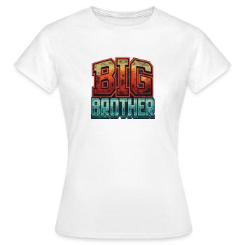 FRÈRE AÎNÉ - T-shirt Femme - blanc - Devant - AI Model Female 172 dark (172cm)
