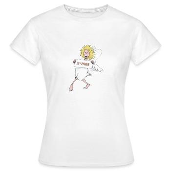 Nuage neuf noël - T-shirt Femme - blanc - Devant - AI Model Female 172 dark (172cm)