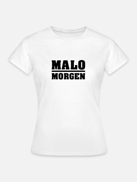 malo morgen - Frauen T-Shirt - Weiß