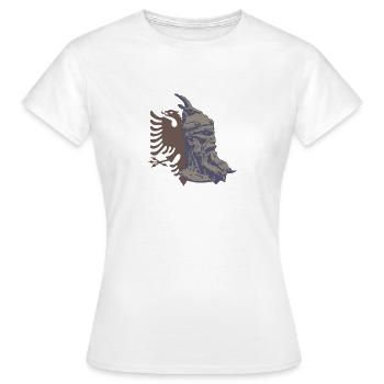 Albanien Balkan Tirana Geschenk Albaner Kosovo - Frauen T-Shirt - Weiß - Vorne - AI Model Female 172 dark (172cm)