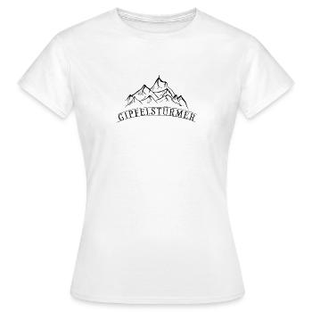 Gipfel II - Frauen T-Shirt - Weiß - Vorne - AI Model Female 172 dark (172cm)