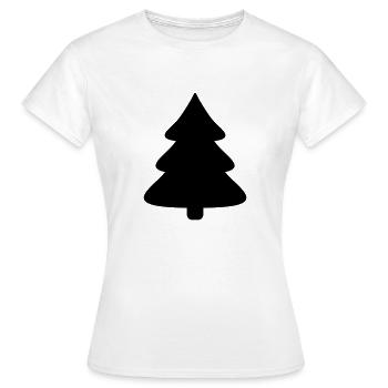 Sapin - T-shirt Femme - blanc - Devant - AI Model Female 172 dark (172cm)