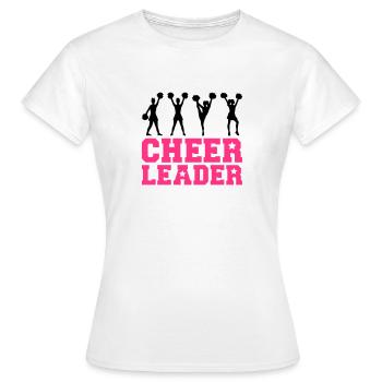 Cheerleader - T-shirt Femme - blanc - Devant - AI Model Female 172 dark (172cm)