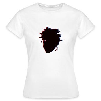 Le Jour des Morts Glitched - T-shirt Femme - blanc - Devant - AI Model Female 172 dark (172cm)