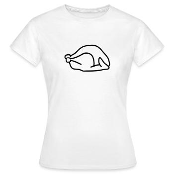 Turkey - Women's T-Shirt - white - Front - AI Model Female 172 dark (172cm)
