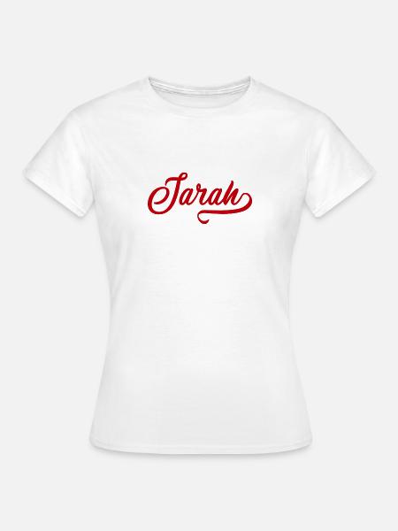 Sara - Frauen T-Shirt - Weiß