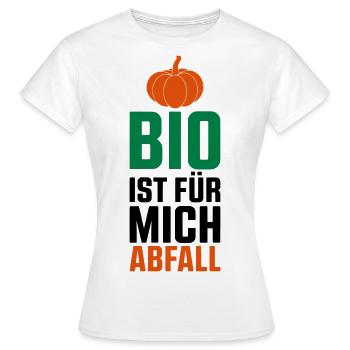 BIO EST POUR MOI DE DÉCHETS - ÉCHANGE DE FEMMES - T-shirt Femme - blanc - Devant - AI Model Female 172 dark (172cm)