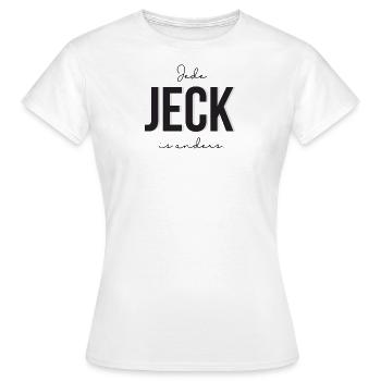 Cologne • Gift • Jeck • Kölsch • Basic Law - Women's T-Shirt - white - Front - AI Model Female 172 dark (172cm)