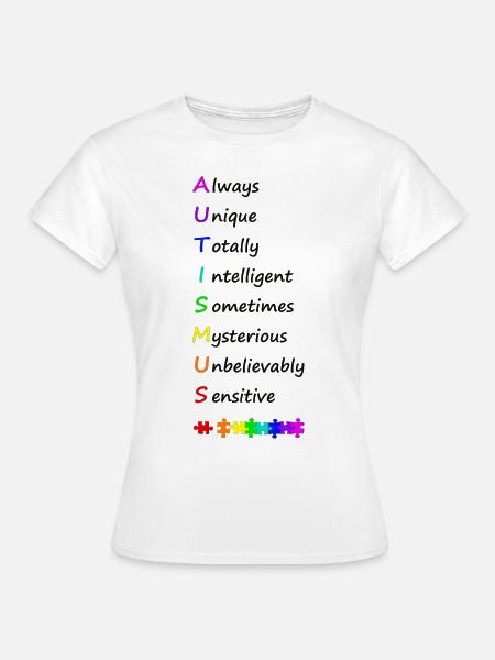 Autismus - Frauen T-Shirt - Weiß