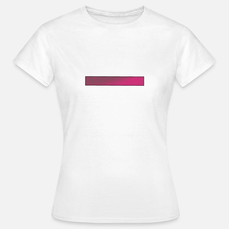 Gradient Pink Bars - Women's T-Shirt - white