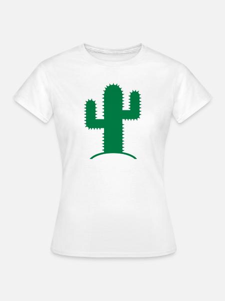 Kaktus - Frauen T-Shirt - Weiß