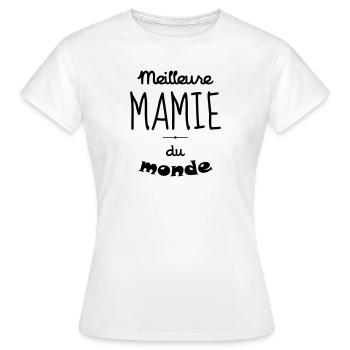 Großmütter / Oma / Mami / Großmutter / Mamy - Frauen T-Shirt - Weiß - Vorne - AI Model Female 172 dark (172cm)