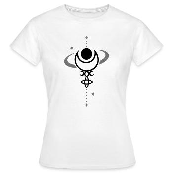 Womens Universe Women Girl Power - Women's T-Shirt - white - Front - AI Model Female 172 dark (172cm)