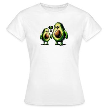 Avocouple, das alles zusammenhält - Frauen T-Shirt - Weiß - Vorne - AI Model Female 172 dark (172cm)
