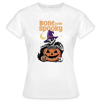 Knochen, um gruselig zu sein - Frauen T-Shirt - Weiß - Vorne - AI Model Female 172 dark (172cm)